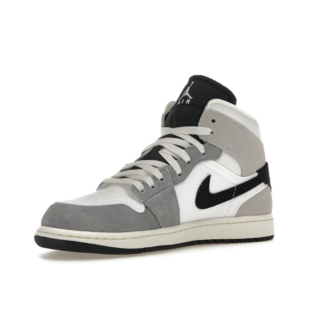 Air Jordan 1 Mid SE Craft Inside Out - Cement Grey Men Sneakers Black White Tech-Grey DZ4136-002