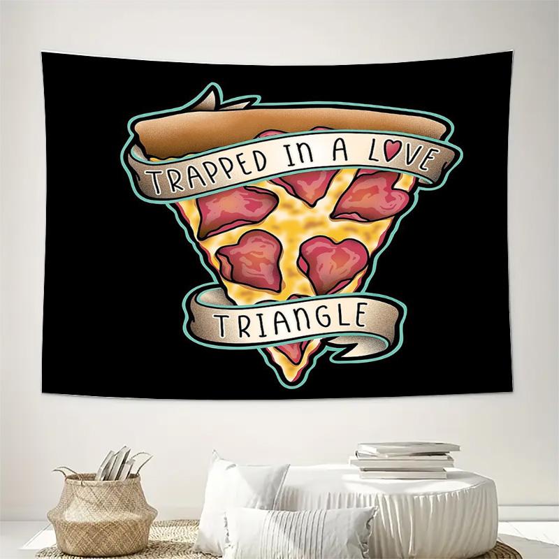 Pizza Wall Tapestry Aesthetic Room Decor Dorm Wall Hanging Vintage Food Art Kitchen Backdrop Home Decor Gift
