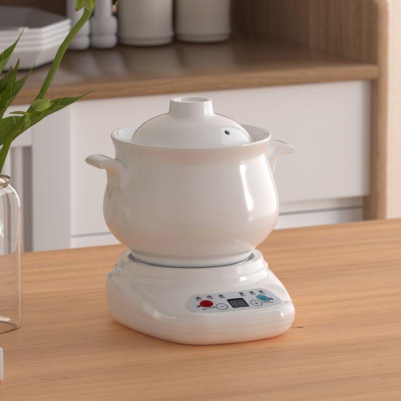 Smart Electric Ceramic Stew Pot: Automatic, Multi-Functional for Porridge, Soup, and Stew with Detachable Health Preservation