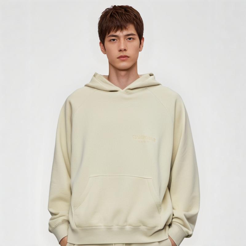 Fear of God Essentials Fleece Hoodie Winter FW21 Unisex Tops Cheese 192BT212251F