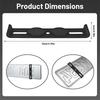 4Pcs Frameless Invisible Car License Plate Holder Car Accessories Universal Number Plate Bracket Mount Fastener For All Vehicle License Plate Covers