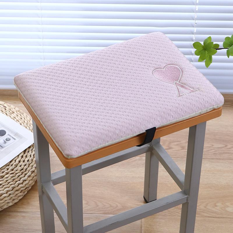 Anime Cushion Elementary Student Classroom Special Chair Butt Cushion School Stool Rug Seat Cushion Rectangular Study Chair Cushion 35*25cm