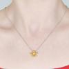 Iceball Pear Flower Necklace