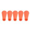 5PCS Archery Arrow Tip 8MM Inner Diameter Rubber Arrow Points For Arrows Training Outdoor Black