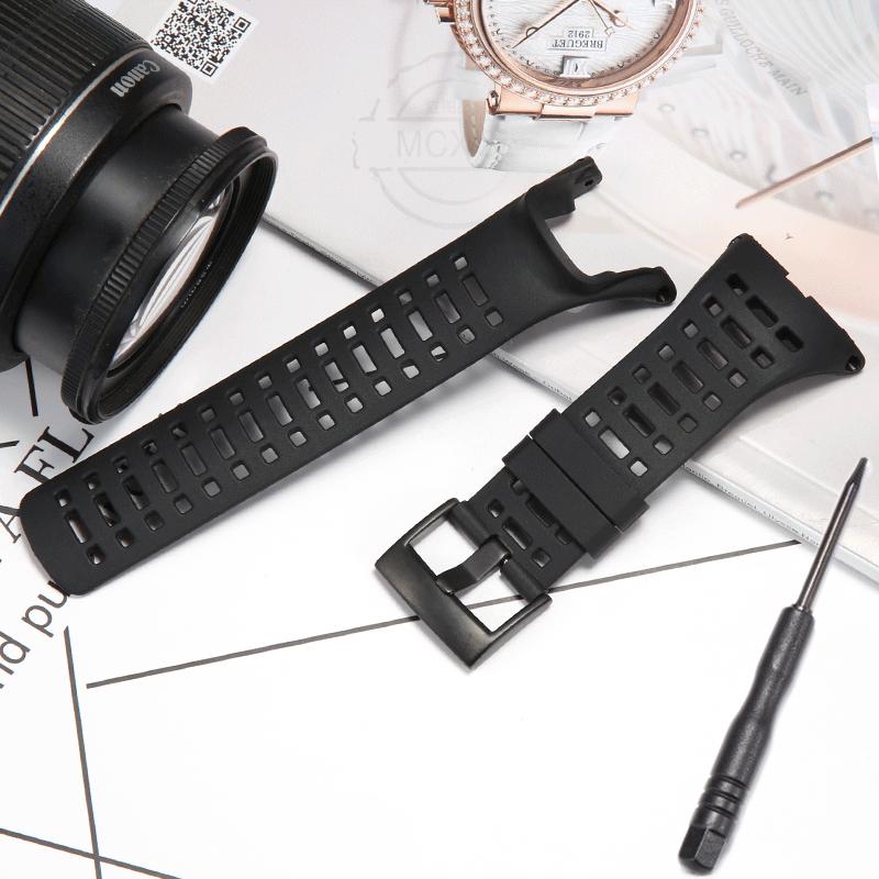 Rubber Watch Band For Suunto Ambit 3 Peak Ambit 2 2R Men's Silicone Waterproof Strap Bracelet Replacement Watch Accessories
