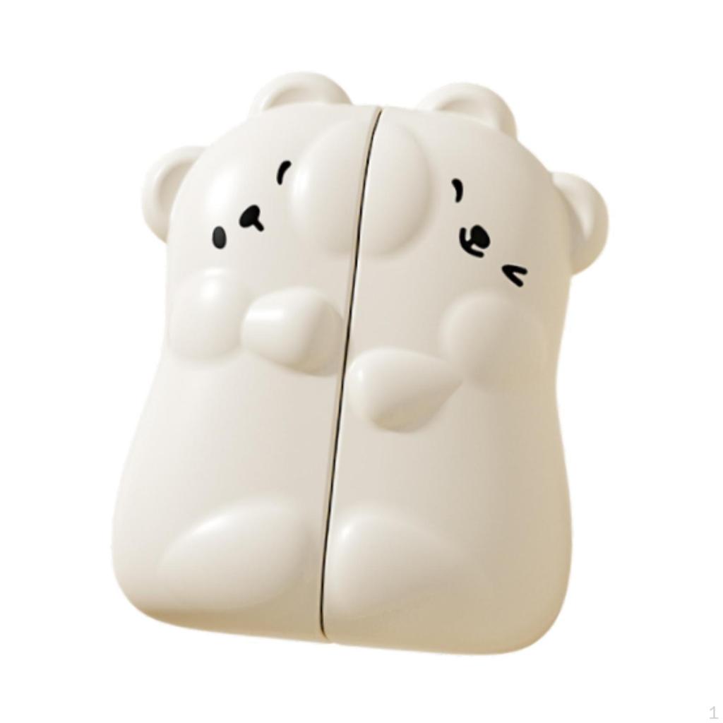 Small Electric Hand Warmer 3 Temperature Settings Adjustable Bear Shaped Portable Pocket