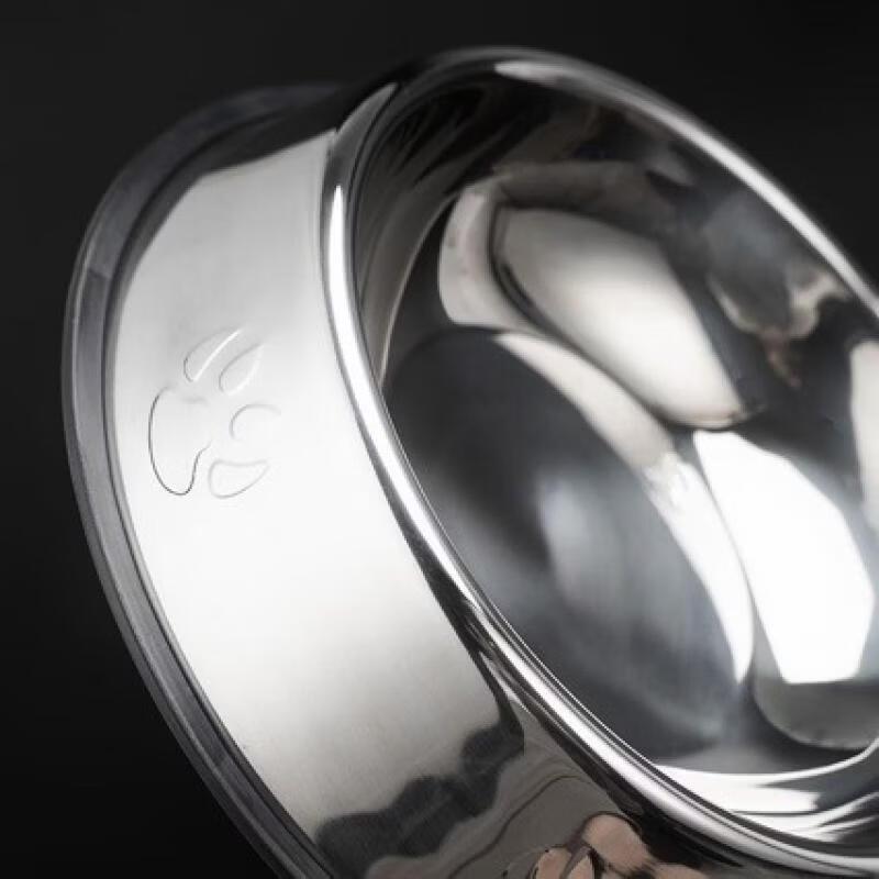Wuhe Stainless Steel Non-Slip Pet Bowl, 18cm