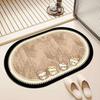 Cartoon Animal Bathroom Mat Anti Slip Door Mat Stain-resistant Puppy Absorbent Mat  Wet Areas
