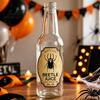 Self Adhesive Bottle Decals 12Pcs Halloween Wine Labels Vintage Retro Stickers with Witch Skull Nostalgic Paper Wraps Bat Pumpkin Design