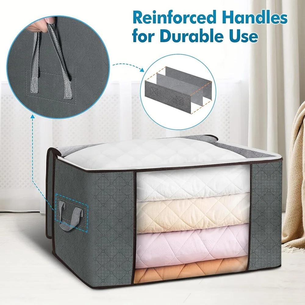 Non Woven Cotton Quilt Storage Bag Large Capacity Clothing Cotton Quilt Mobile Luggage Moisture Proof And Dustproof Portable Bag