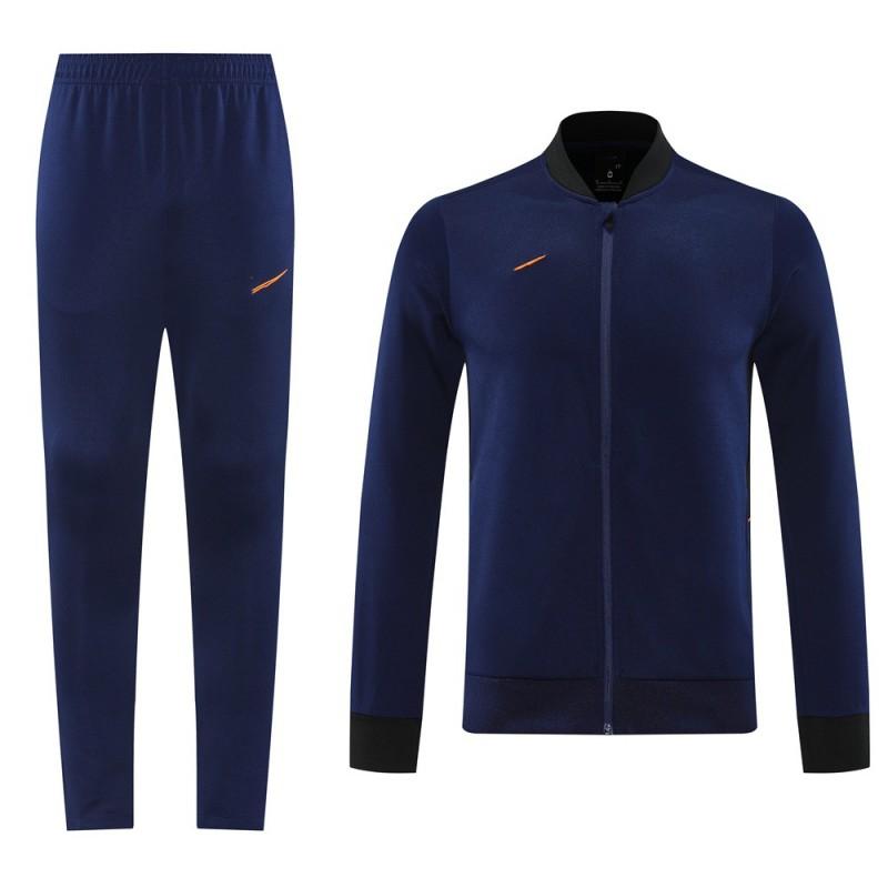 AJ Tracksuit Set Long Zip Football Training Suit No Team Men Women Sportswear