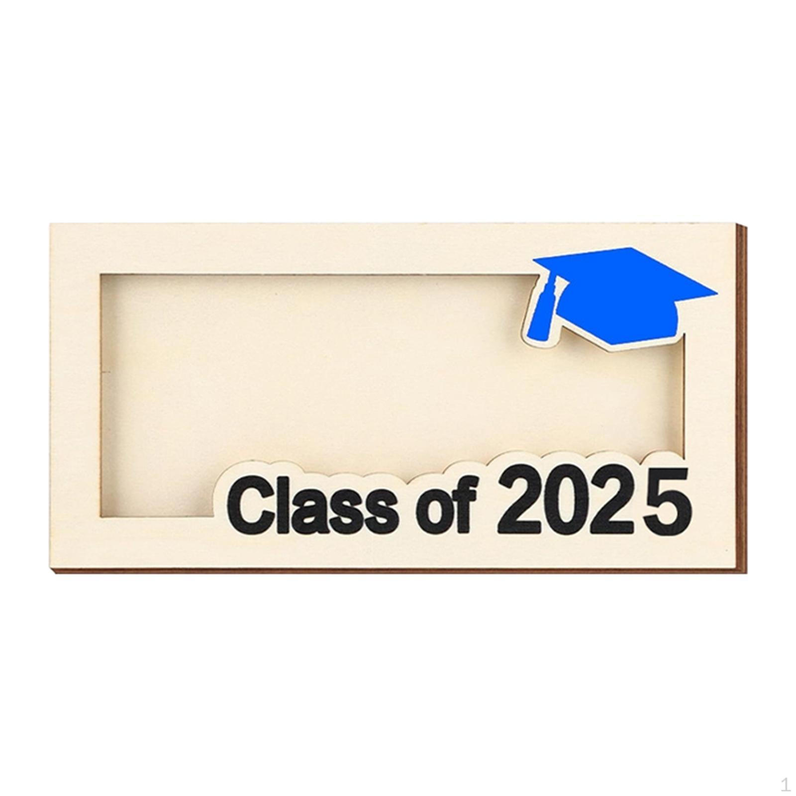 Graduation Holder Wooden Box for Money 7.48x3.54x0.35