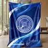 Coperta Morbida in Pile Flanella Portsmouth FC Leggera Accogliente Calda Coperta da Lancio per Divano Letto Decorazione Casa