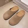 New women's shoes half slippers one-pedal slippers bag head slippers versatile casual thick-soled women's slippers
