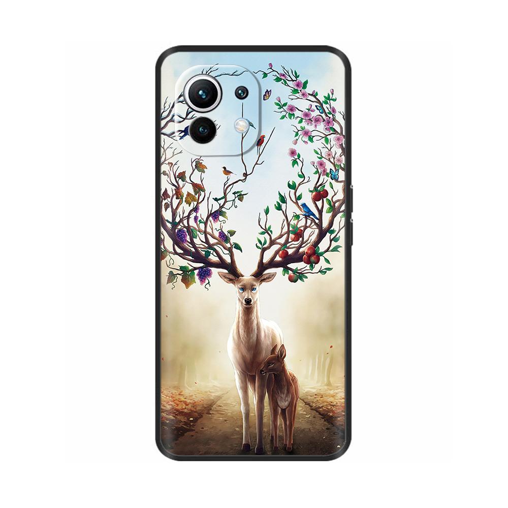 For Xiaomi 11 Lite 5G NE Case Shockproof Soft Silicone Back Cover For Xiaomi Mi 11 Lite 5G Phone Case Mi11 11Lite NE Funda Coque