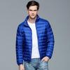 Homens Duck Down Jacket Impermeável Casual Portátil Ao Ar Livre Leve Acolchoado Masculino Casacos Jaqueta Outono Inverno
