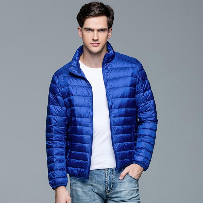Heren Eendendonsjas Waterdicht Casual Draagbaar Outdoor Lichtgewicht Gewatteerde Heren Jassen Jas Herfst Winter
