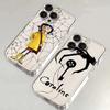 Coraline Phone Case For iPhone 17 Air 16 e 15 14 13 12 11 Pro Max Plus Mini SE 2020 2022 Soft Transparent Case