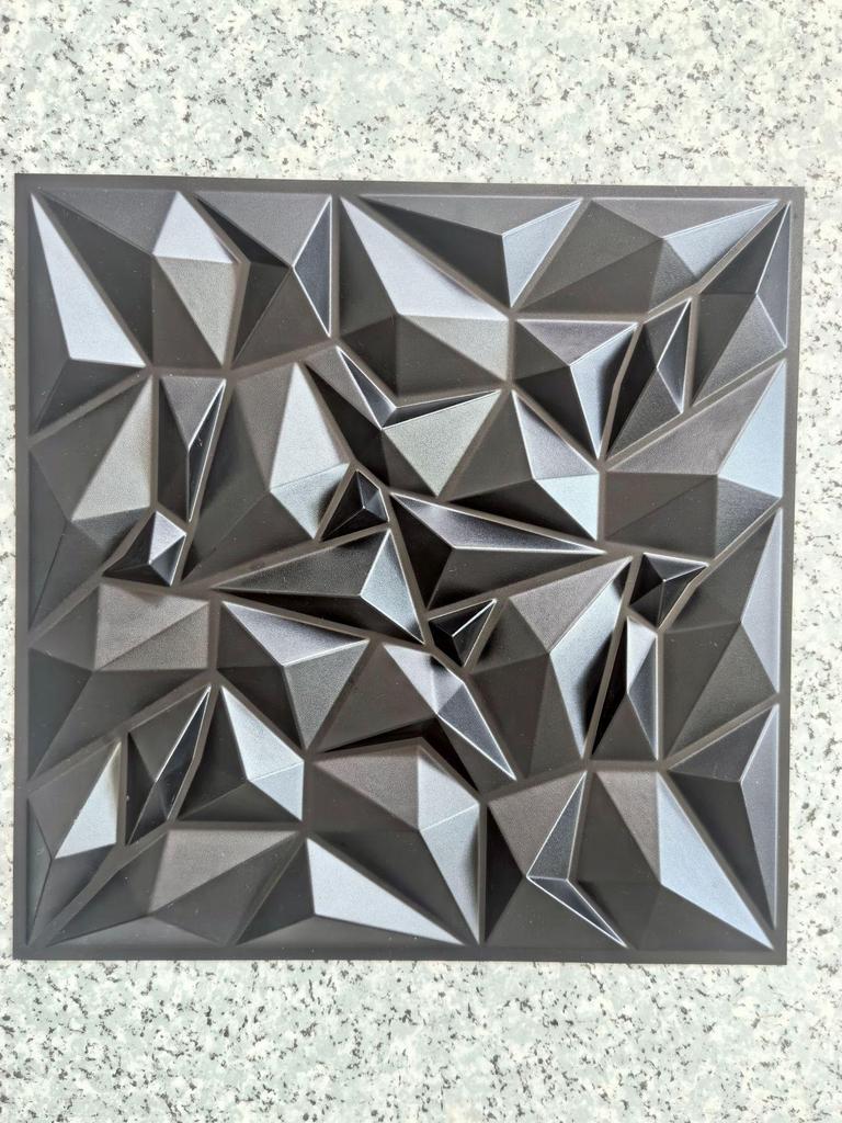 3D Embossed PVC Wall Panels for Hotel, Bedroom & TV Background Décor