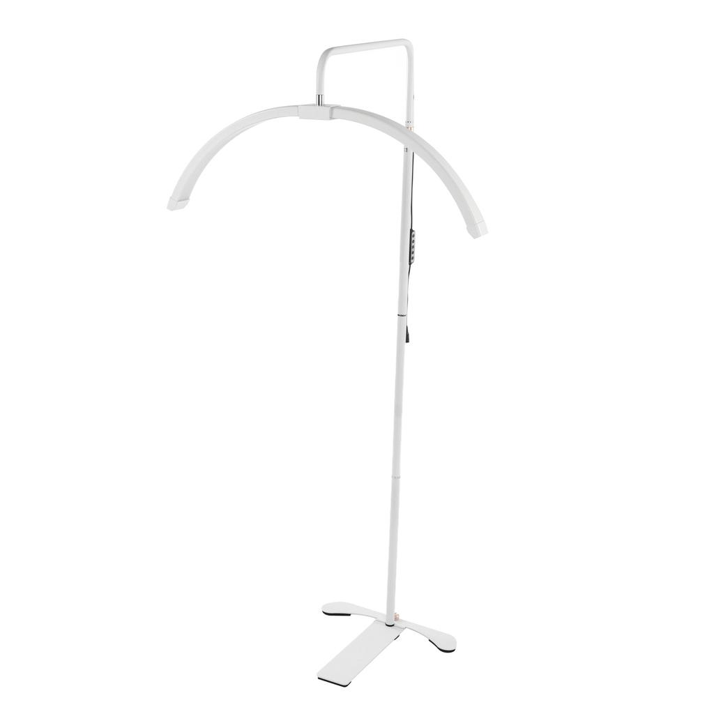 26in LED Floor Light Kit Color Temperature Brightness Adjustable Half Moon Lamp with Stand for Beauty Facial Care Video