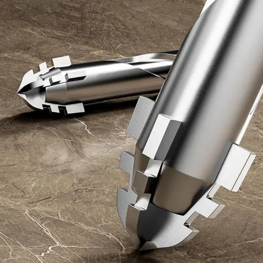 6/8/10/12mm Drill Bit Set Four Edged Electric Drill Bit Multi-purpose Punching Tool  Metalworking