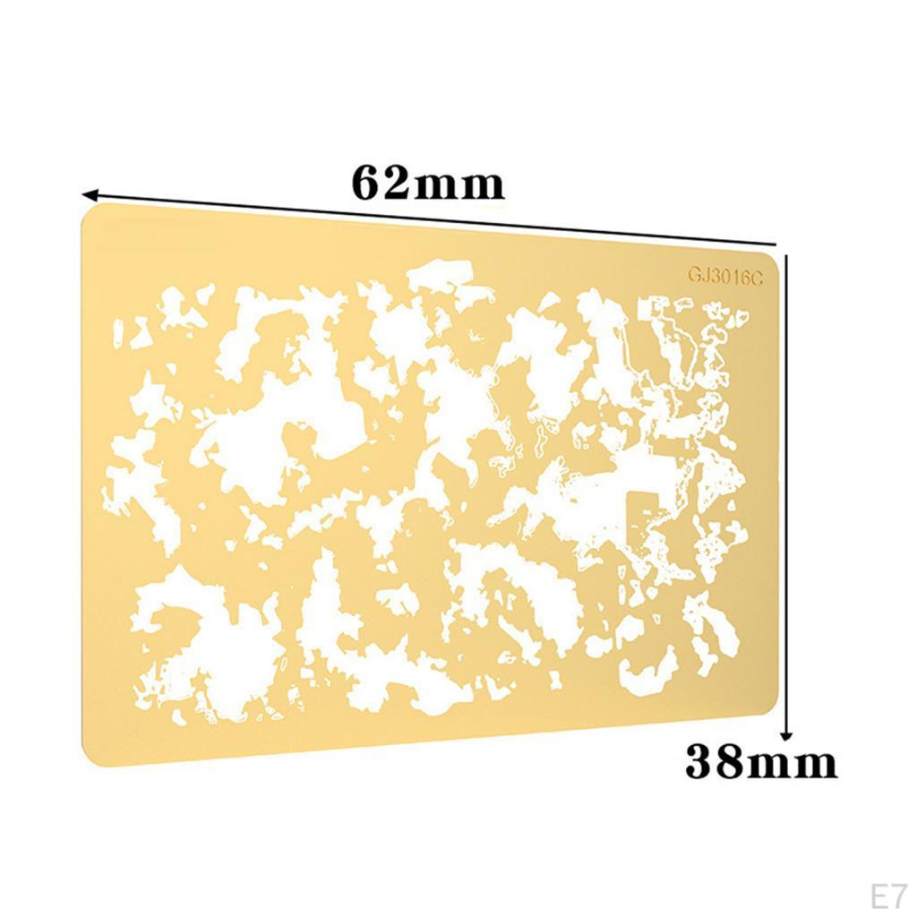 Airbrush Schablonkonst Mall Arkitektonisk Byggnadsaccessoar 1/72 1/48 1/32 1/35 Modell Sandbord