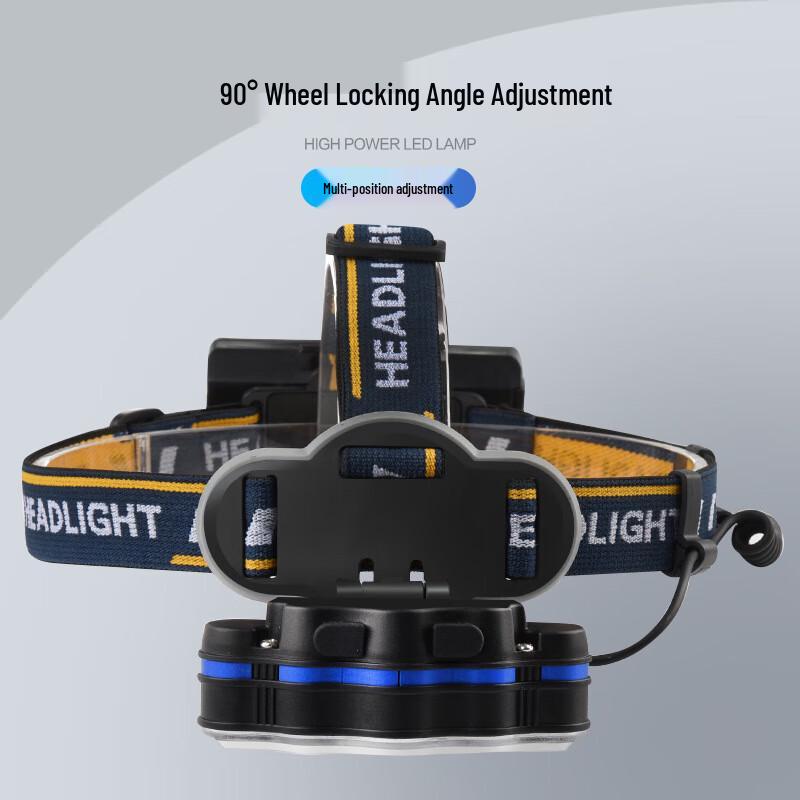 USB Rechargeable Camping COB Floodlight Headlamp