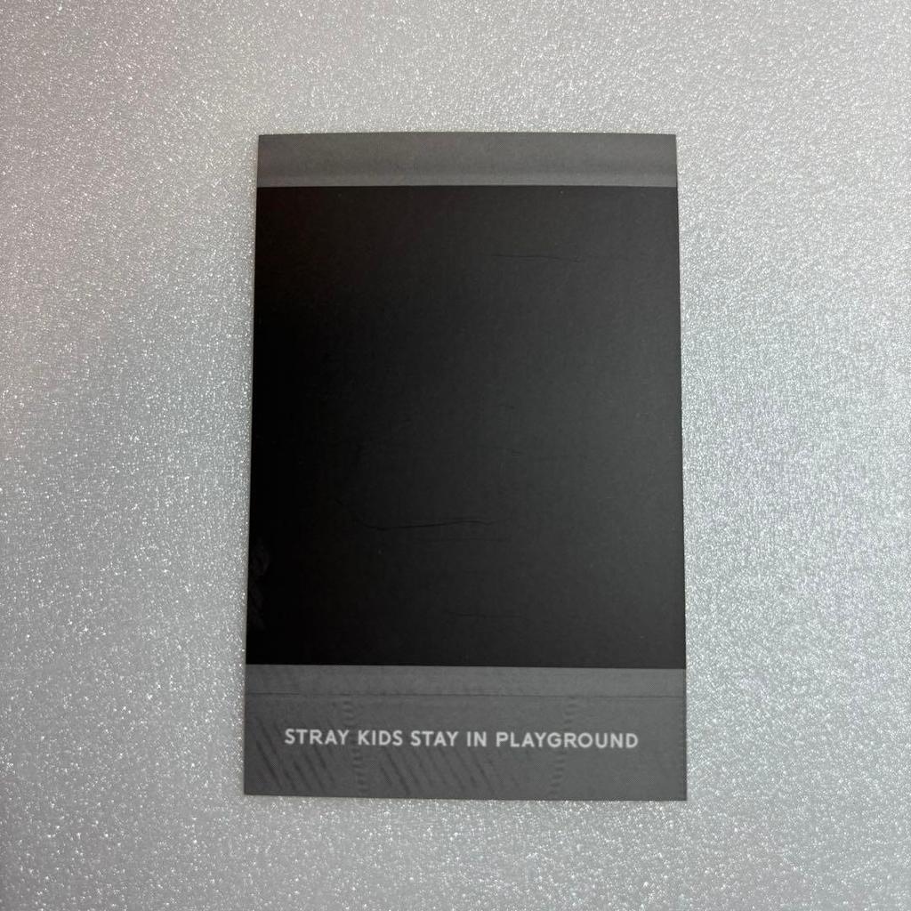 [USED] Stray Kids Playground Bang Chan Polaroid Trading Card