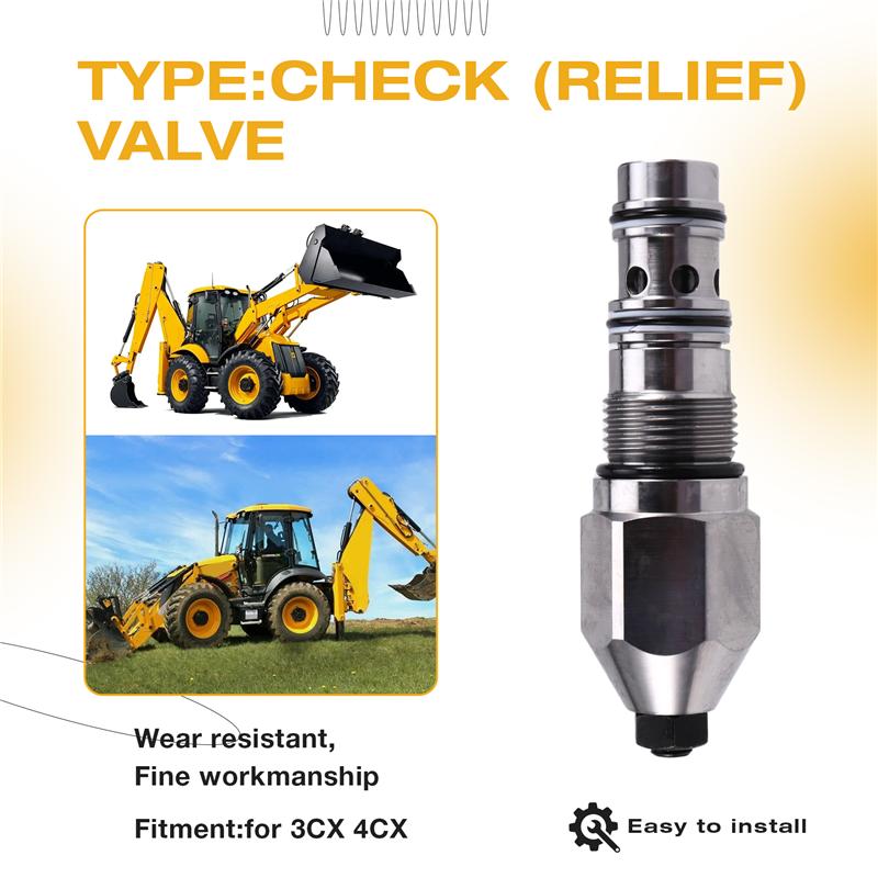 Ventilprüfung(Linderung) 25/207300 25/221791 Für JCB 3CX 4CX Baggerzubehör 25-221791 25-207300 25221791 25207300