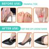 Cushioned Shoe Inserts for Fit Shoe Fillers for Baggy Shoes Foam Toe Plugs Baggy Shoe Fix with Soft for Women for Comfortable