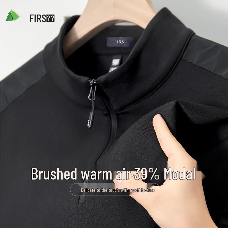 Men s Modal Long-Sleeve Polo Shirt M