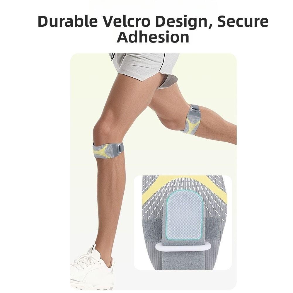 Shock Absorption Patellar Support Strap Sweat-Wicking Knee Protection Strap Sports Activities