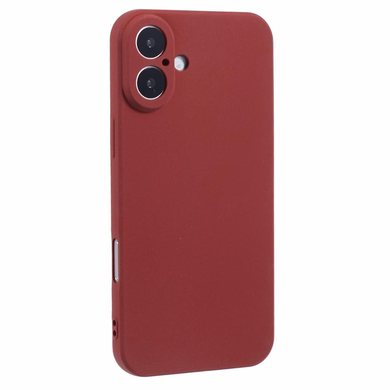 

For iPhone 16 Case Matte TPU Non-Slip Protective Phone Cover C