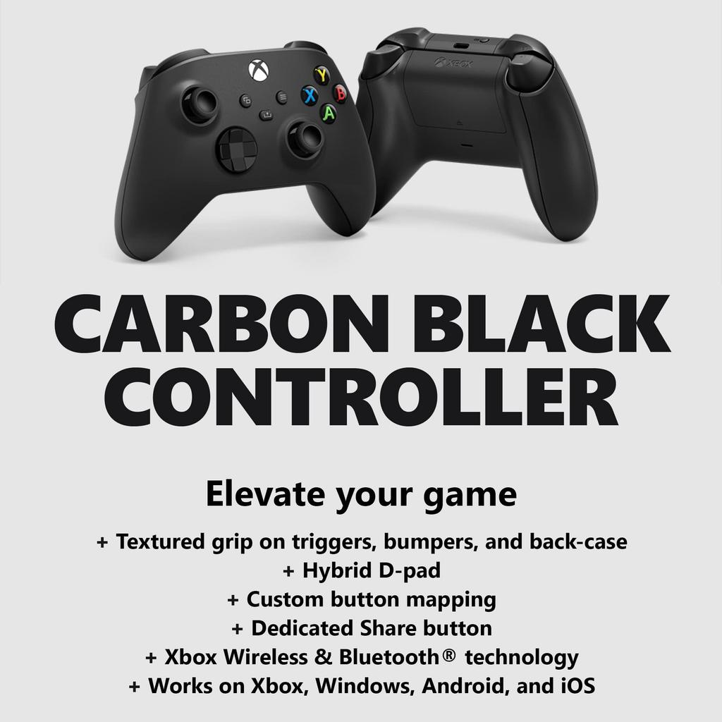 Xbox Core Wireless Controller Carbon Black –