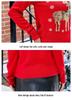2023 Autumn/Winter Women's Cute Deer Embroidered Christmas Knit Sweater