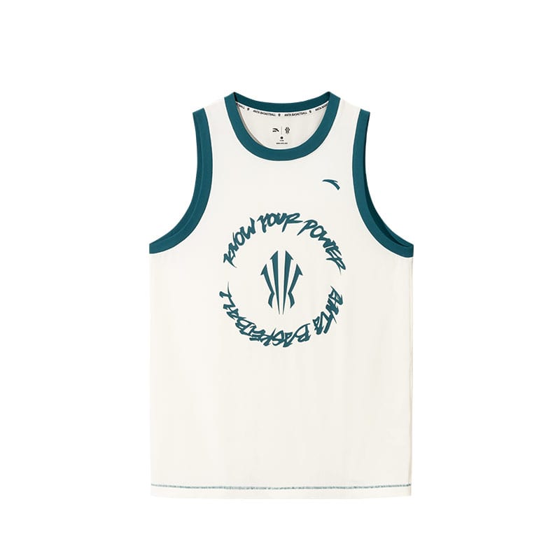 Anta Basketball Collection Tank Top Unisex Vanilla White 172521101-1
