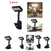 Solar Powered Led Clamp Light For Outdoor Garden Patio Lawn With Motion Sensor