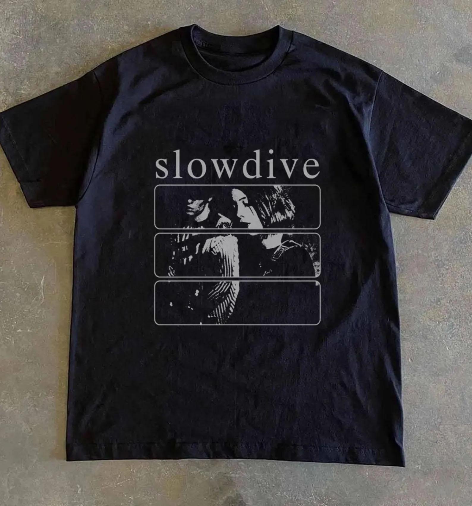SLODIVE T-Shirt 90s Alt Rock Tee, Unisex Retro T-Shirt, Unisex Cotton, L