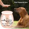 Attractive Pets Ashes Smooth Surface Urn Metal Compact Portable Pets Ashes Casket