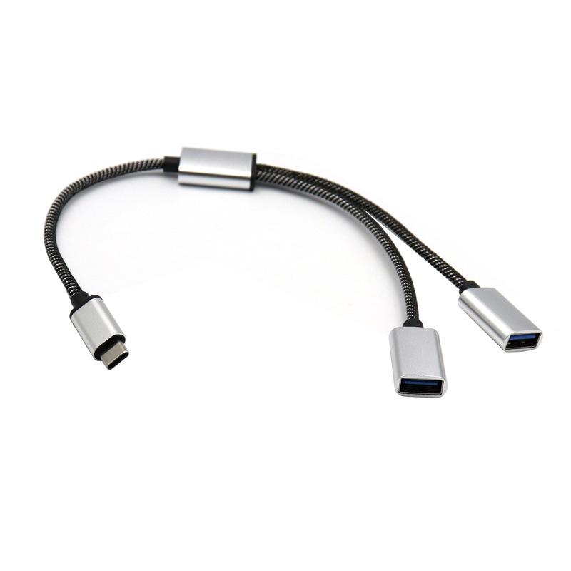 

Type-C Dual Female Extender: Mobile/Tablet Splitter