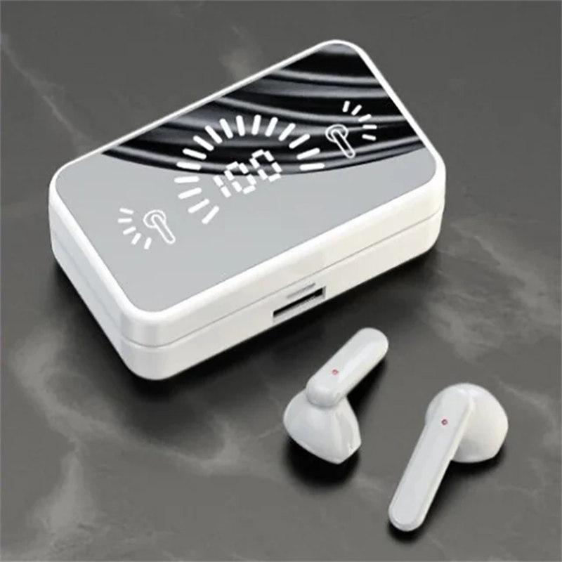 

S20 Tws Bluetooth Бездротова гарнітура Hi-Fi Стерео Спорт Ігри Водонепроникний Навушники Слух Hands-free Bluetooth гарнітура fone білий