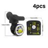 4Pcs Suitcase Wheels Replacement Set Quiet Rolling Practical Plastic Luggage Spinner Wheels for Easy Luggage Mobility