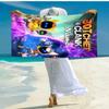 Personalized customized proof beach towel with Astro Bot  pattern - soft, absorbent, quick-drying, perfect swimming, camping&bathing