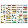 10Sheets/Set Kids Cute Cartoon Tattoo Stickers Transport Engineering Vehicle Cars Fake Temporary Tattoo Boys Gift
