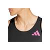 Adidas Adizero Promo Running Singlet Striped Logo Print Quick-Dry Sports Vest Men Tops Black IL1495