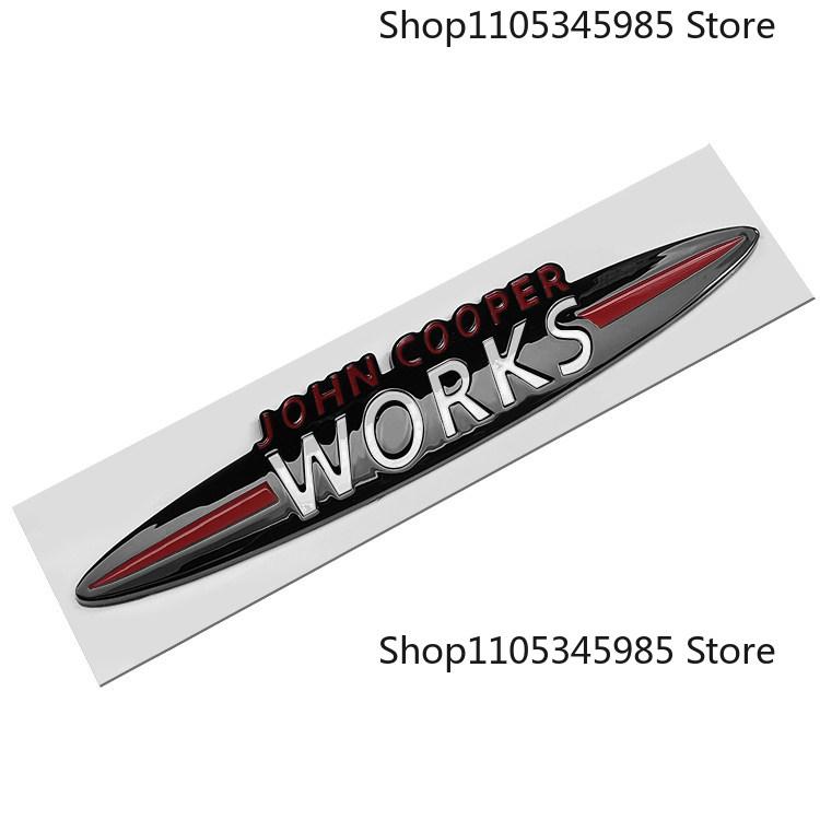 

For Mini COUNT RYMAN logo, ALL4 four-wheel drive lettering CLUBMAN tail logo COOPERS WORKS Fender Side Emblem Rear Trunk Badge