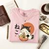 Kawaii Cat Ramen Shirt, Cute Neko Shirt, Japanese Noodle Tee, Comfort Colors Anime Gift