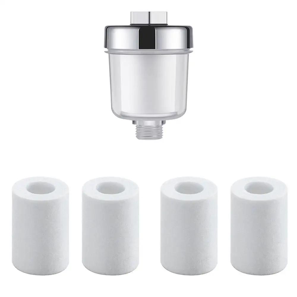 Water Outlet Purifier Kit Universal Faucet Filter Kitchen Bathroom Shower Filter for Hard Water High Density Filtration PP Cotto