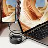 Magnetic Suction Anti Winding 65W USB C To C Fast Charger Cable Nylon Braided USB A To C 1M USB Data Charging Cable Wire
