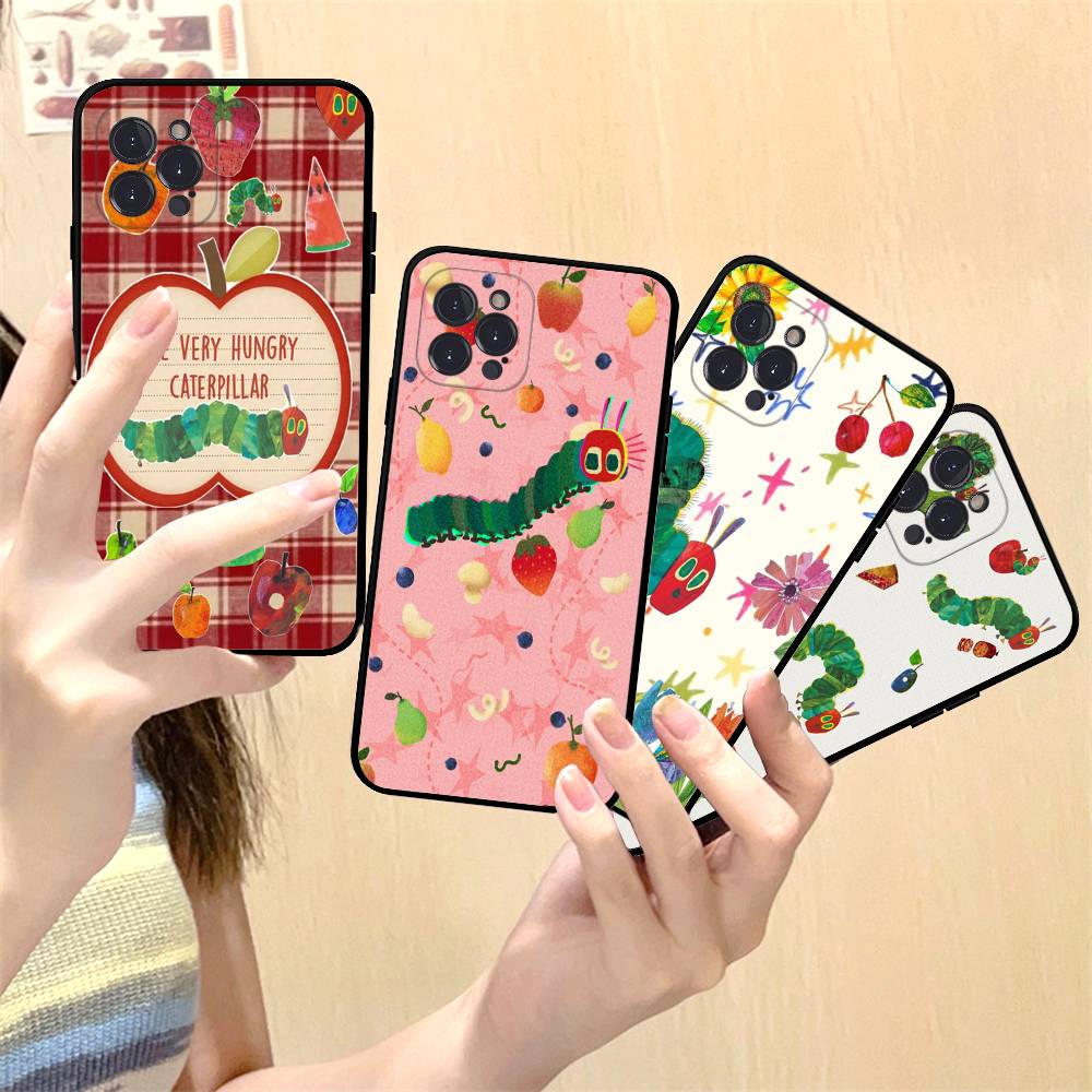 The Very Hungry Caterpillar Phone Case For IPhone 17 16 14 15 13 12 11 Pro Max Plus Silicone Soft Cover